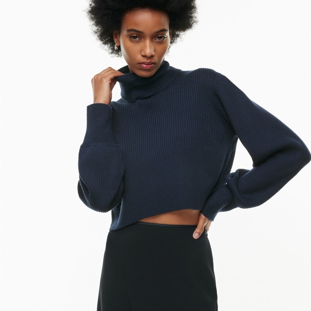 Wilfred Rebecca Navy Turtleneck Sweater